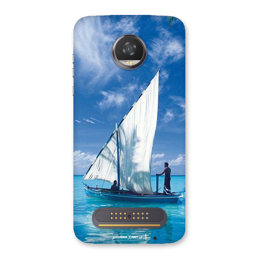 Travel Ship Back Case for Moto Z2 Play