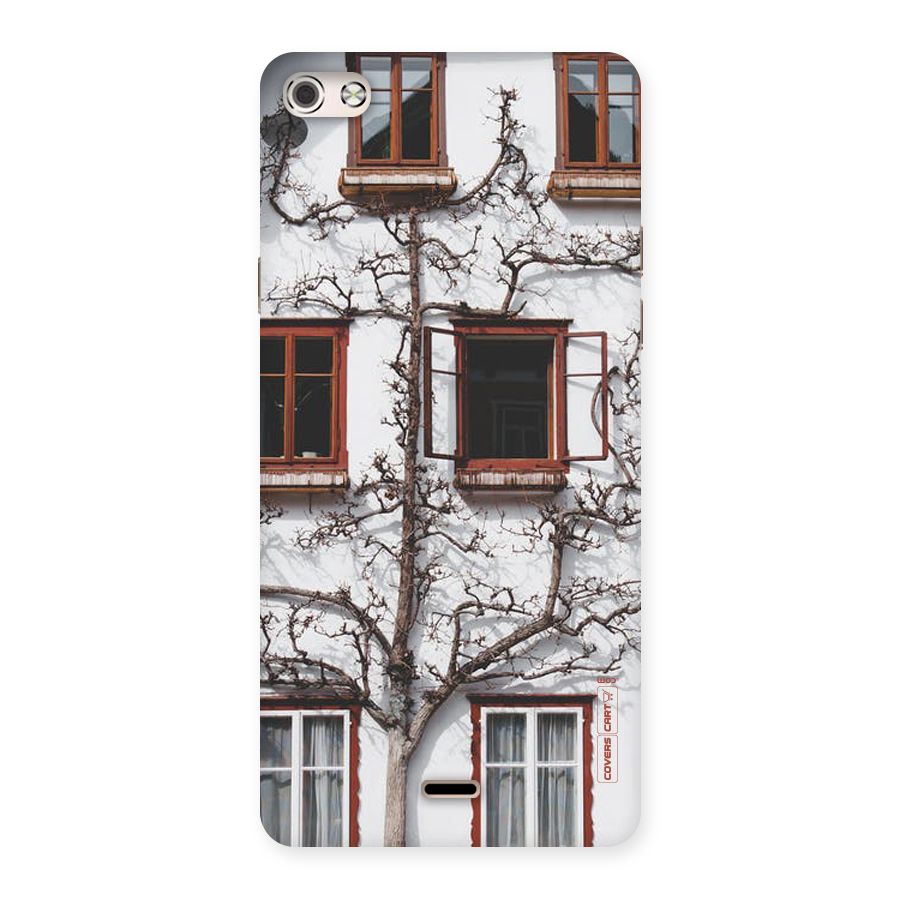 Tree House Back Case for Micromax Canvas Silver 5