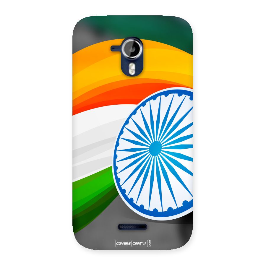 Tri Color Back Case for Micromax Canvas Magnus A117