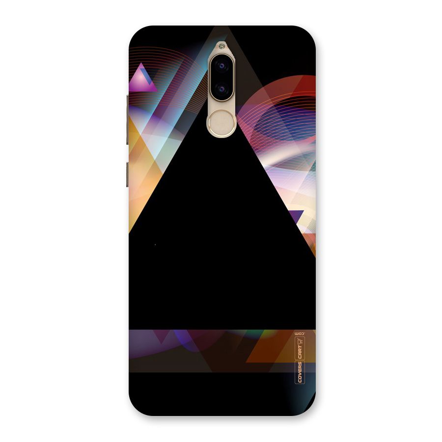 Triangle Black Abstract Back Case for Honor 9i