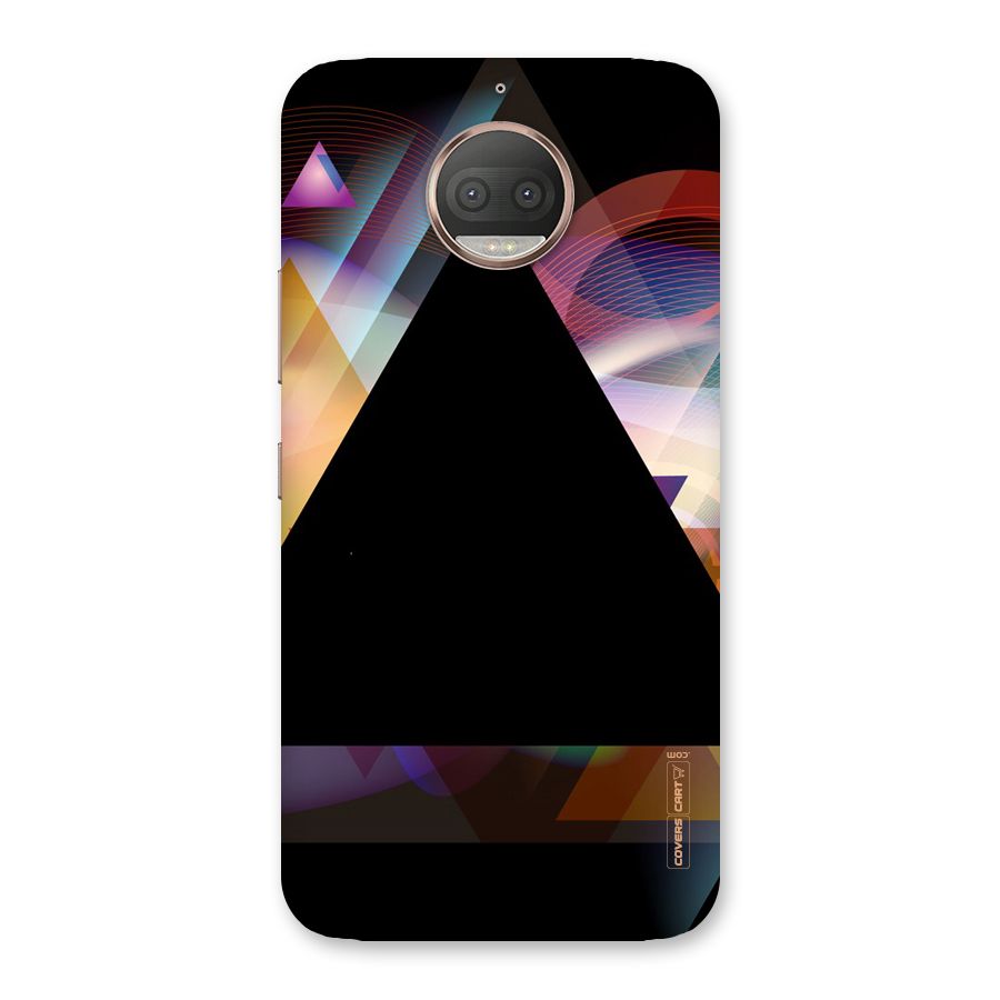 Triangle Black Abstract Back Case for Moto G5s Plus