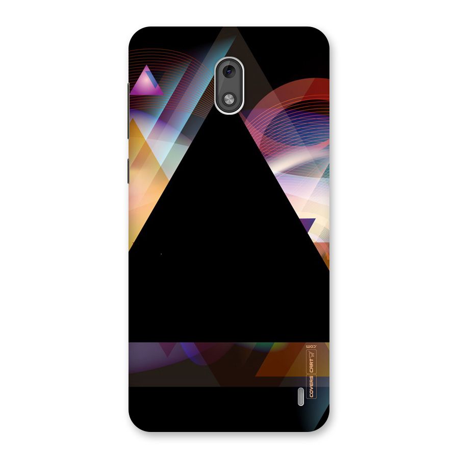Triangle Black Abstract Back Case for Nokia 2
