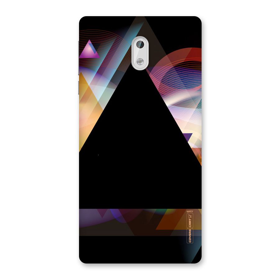 Triangle Black Abstract Back Case for Nokia 3