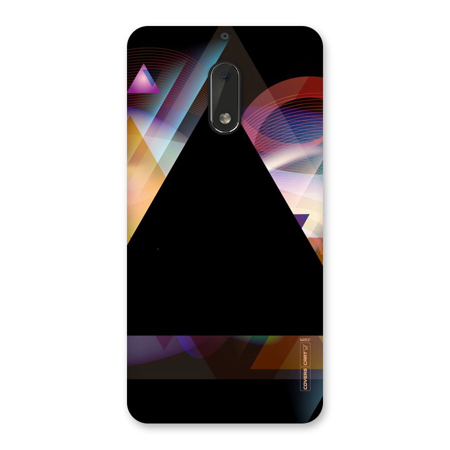 Triangle Black Abstract Back Case for Nokia 6
