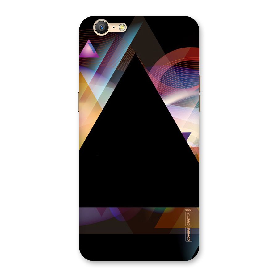 Triangle Black Abstract Back Case for Oppo A57