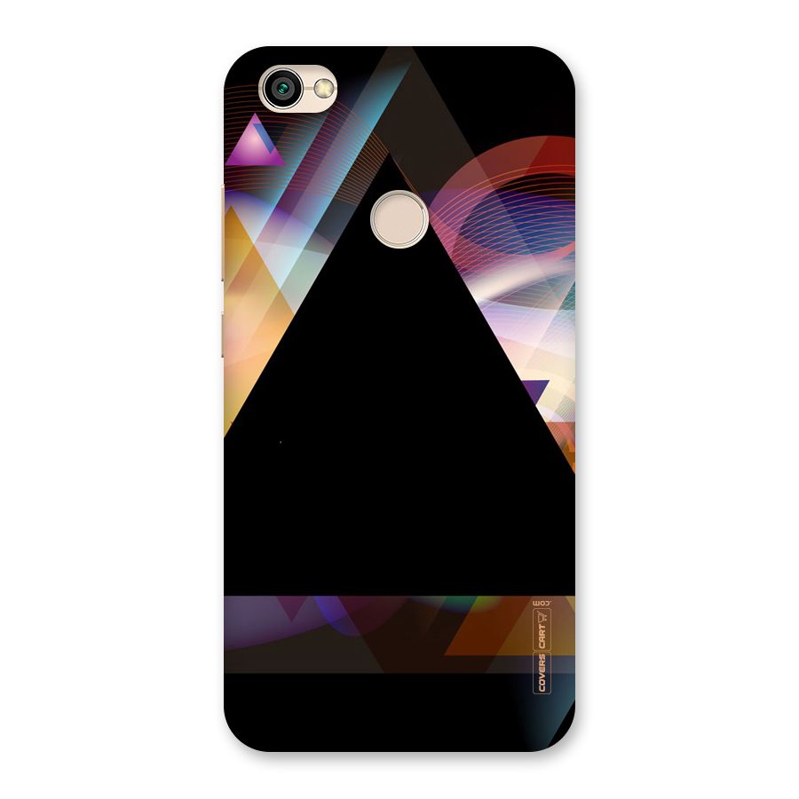 Triangle Black Abstract Back Case for Redmi Y1 2017