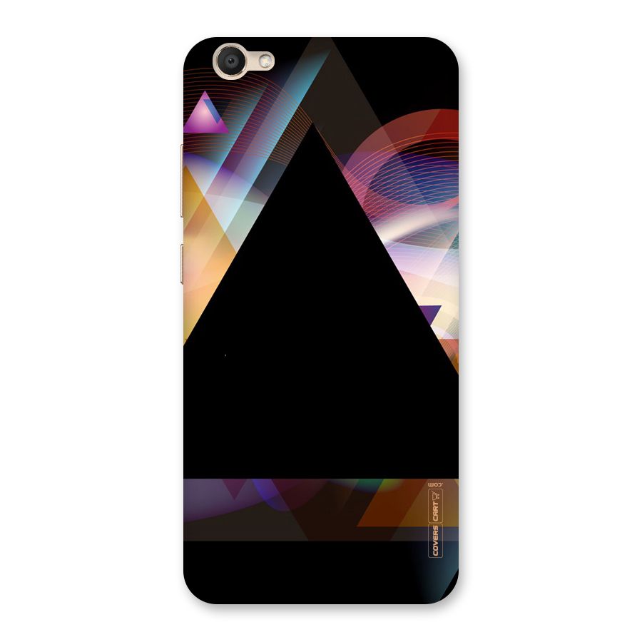 Triangle Black Abstract Back Case for Vivo V5