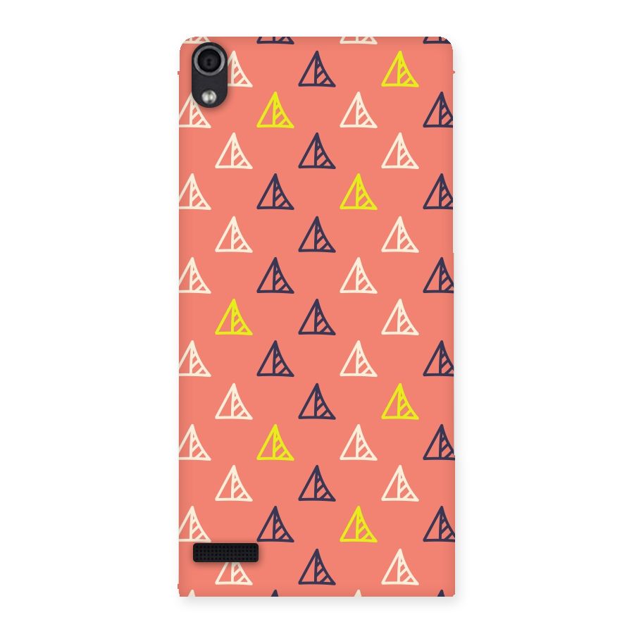Triangular Boho Pattern Back Case for Ascend P6