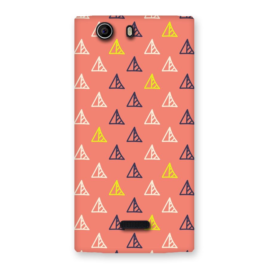 Triangular Boho Pattern Back Case for Canvas Nitro 2 E311