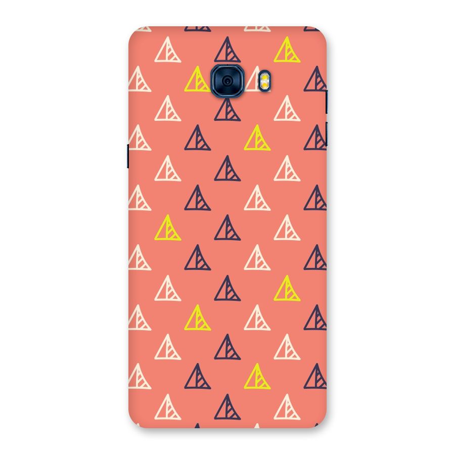 Triangular Boho Pattern Back Case for Galaxy C7 Pro