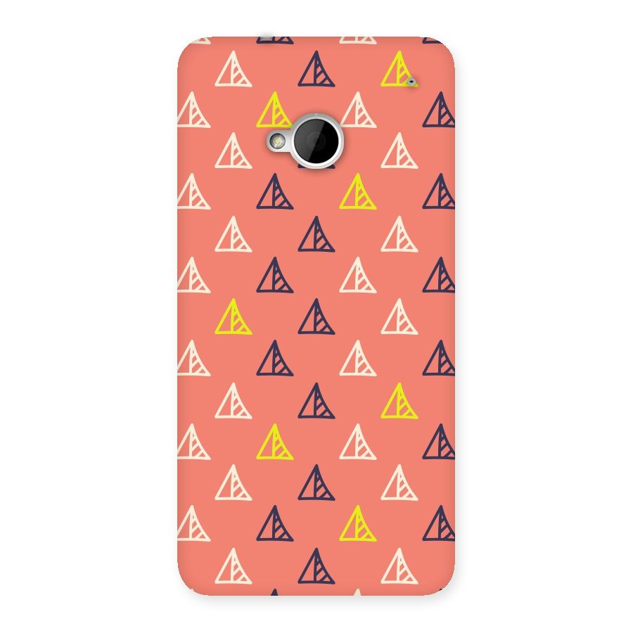 Triangular Boho Pattern Back Case for HTC One M7