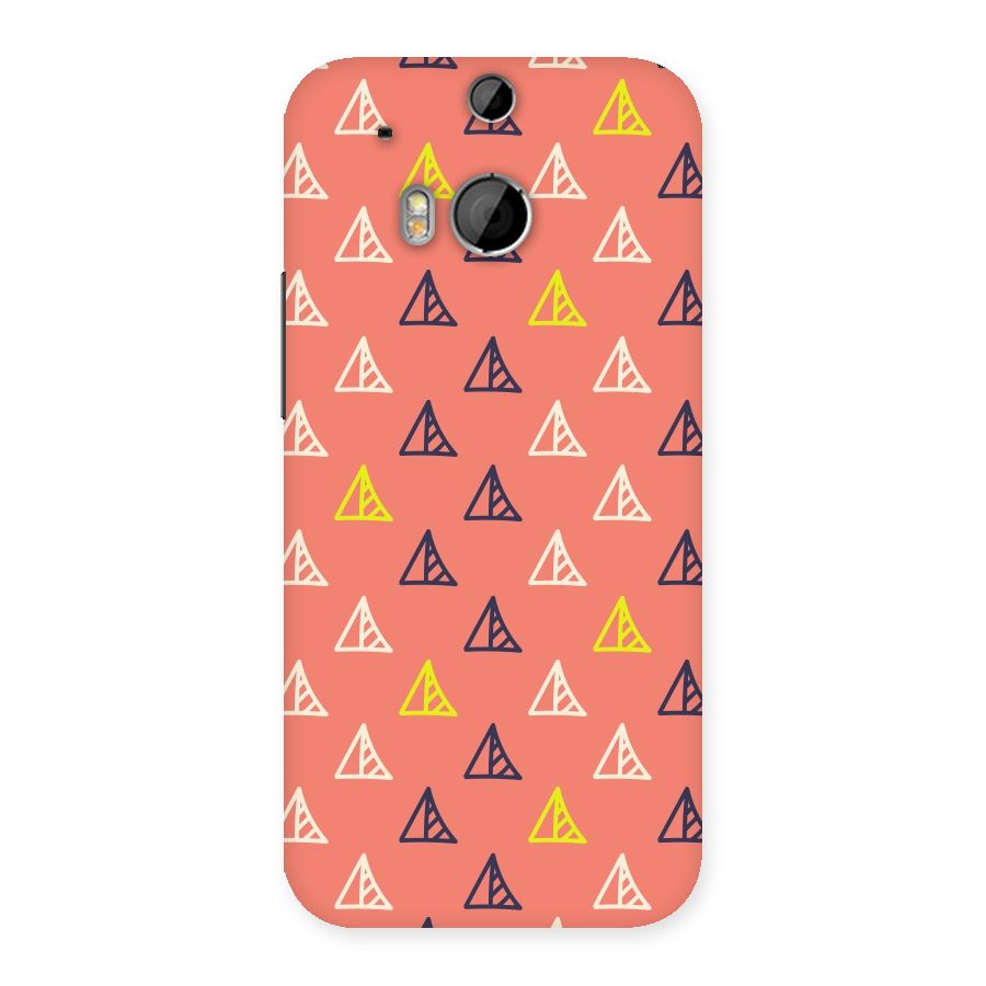 Triangular Boho Pattern Back Case for HTC One M8