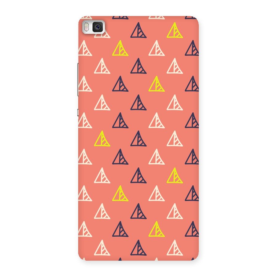 Triangular Boho Pattern Back Case for Huawei P8
