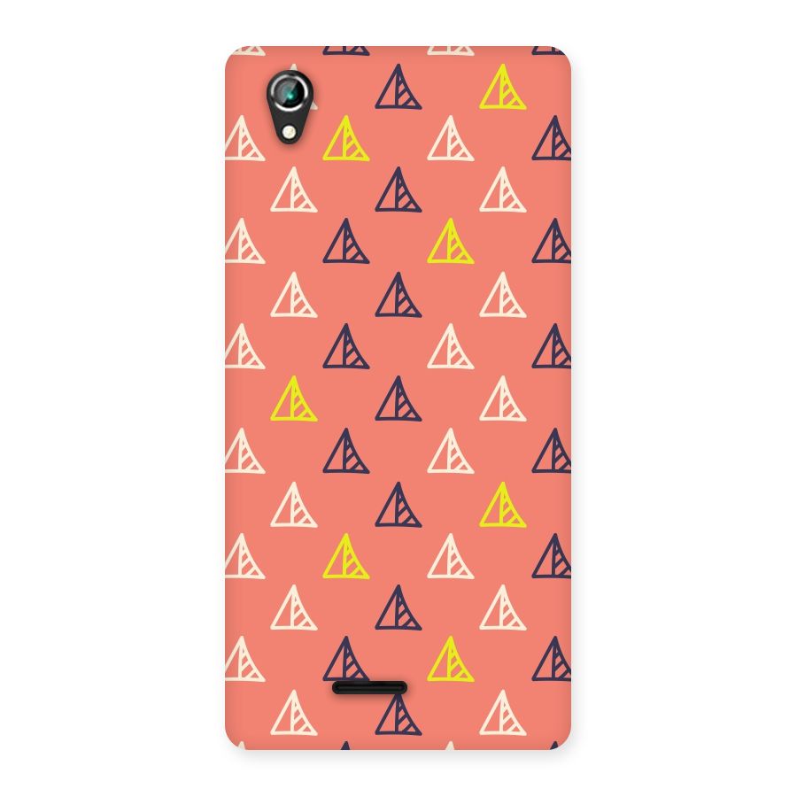 Triangular Boho Pattern Back Case for Lava Iris 800