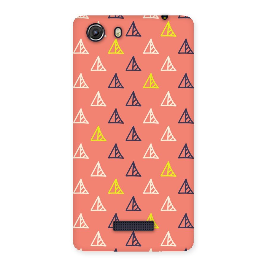 Triangular Boho Pattern Back Case for Micromax Unite 3