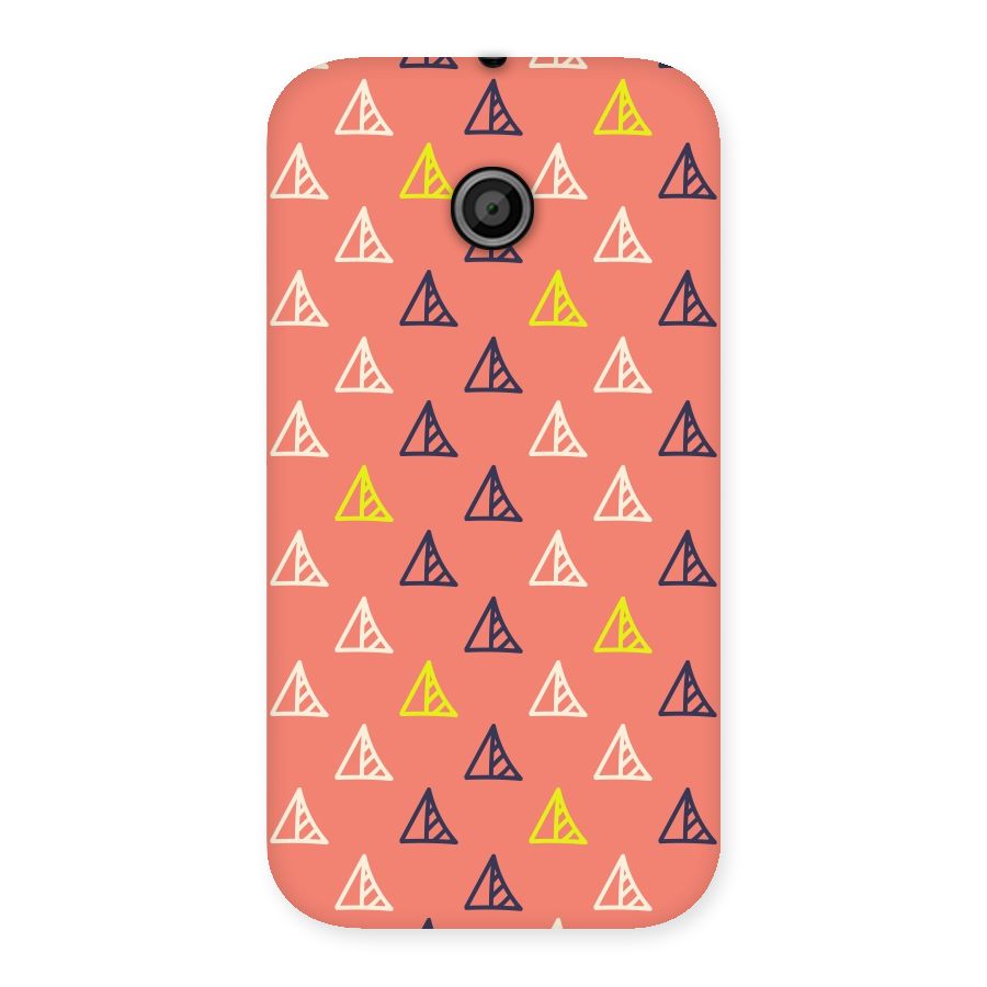 Triangular Boho Pattern Back Case for Moto E