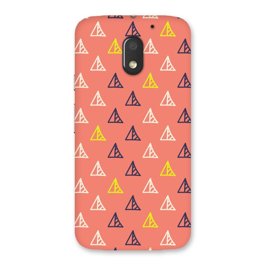 Triangular Boho Pattern Back Case for Moto E3 Power