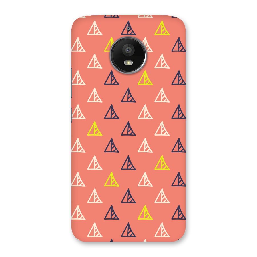 Triangular Boho Pattern Back Case for Moto E4 Plus