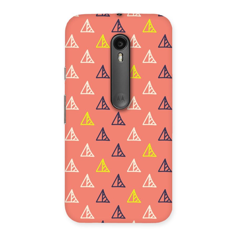 Triangular Boho Pattern Back Case for Moto G3