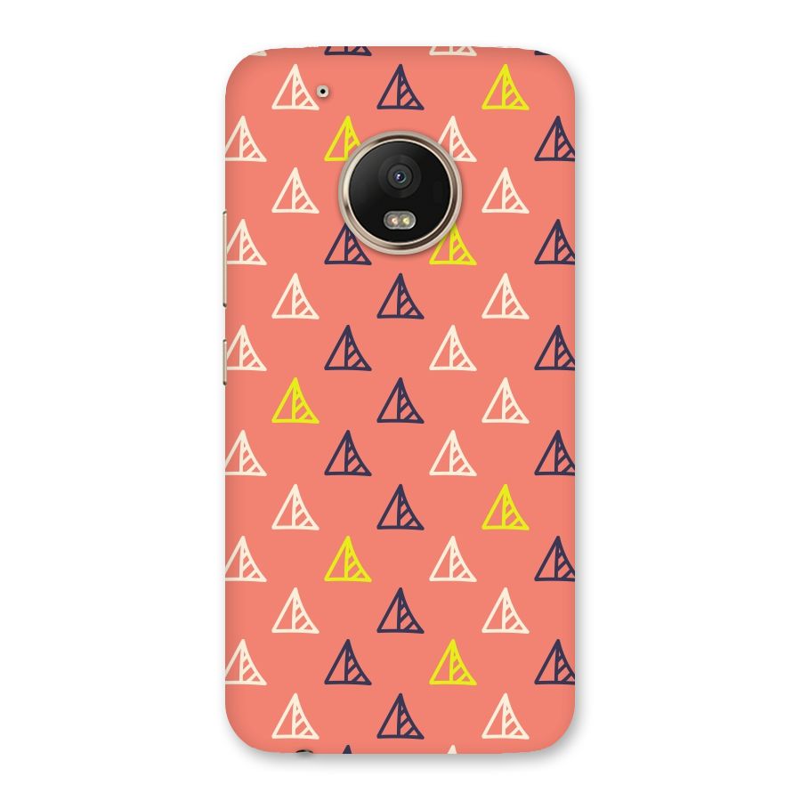 Triangular Boho Pattern Back Case for Moto G5 Plus