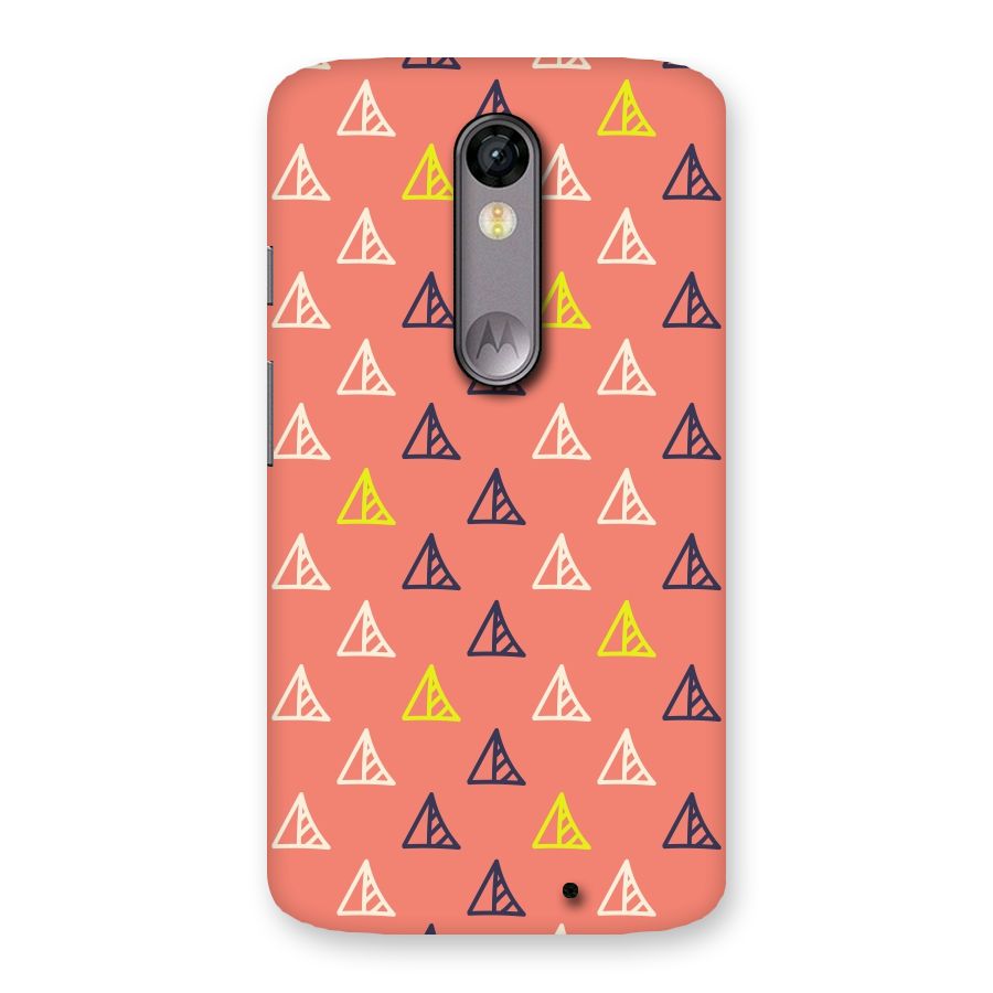 Triangular Boho Pattern Back Case for Moto X Force