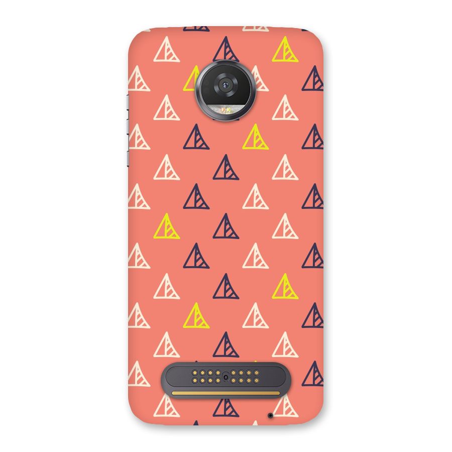 Triangular Boho Pattern Back Case for Moto Z2 Play