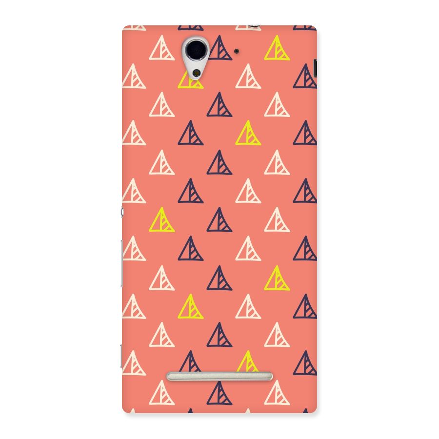 Triangular Boho Pattern Back Case for Sony Xperia C3