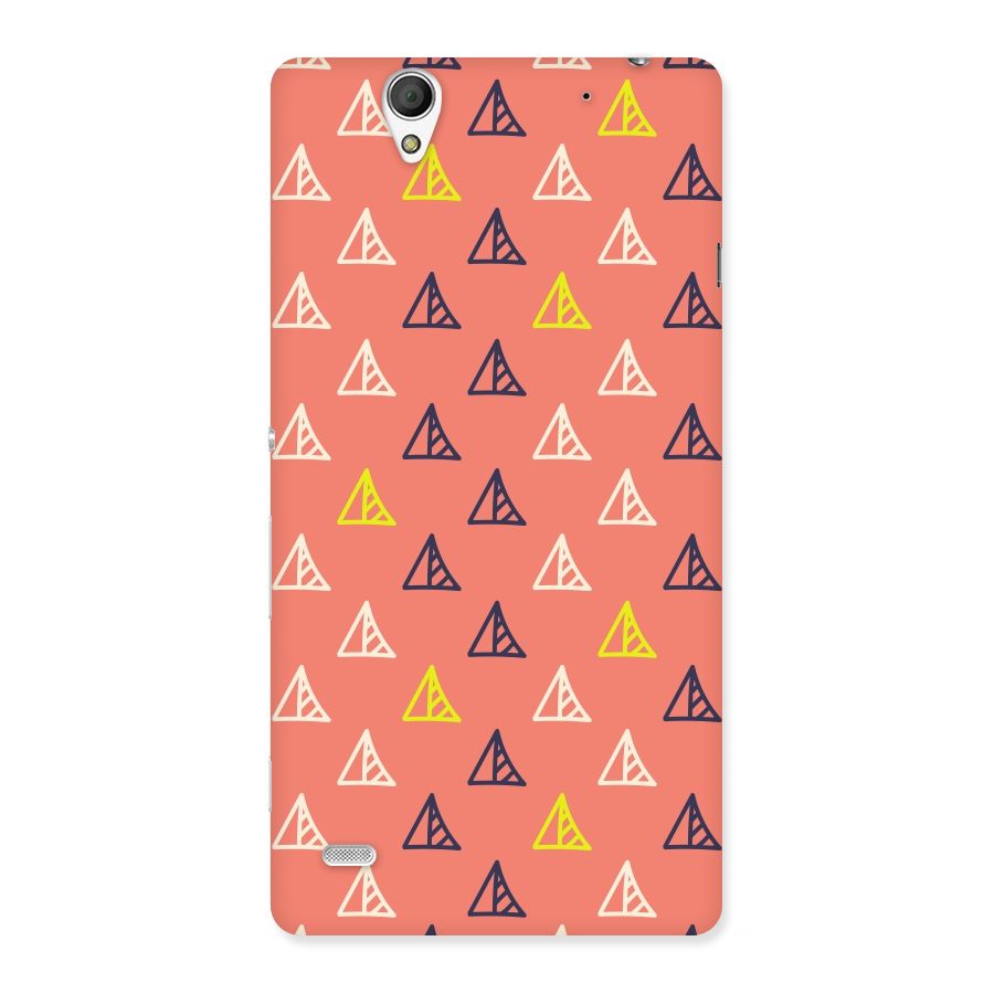 Triangular Boho Pattern Back Case for Sony Xperia C4