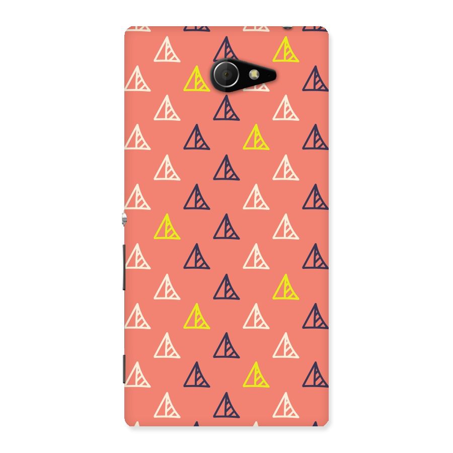 Triangular Boho Pattern Back Case for Sony Xperia M2