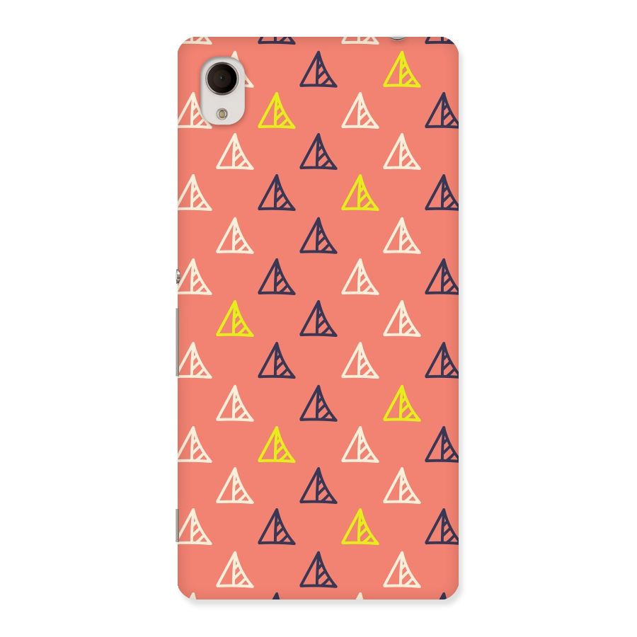 Triangular Boho Pattern Back Case for Sony Xperia M4