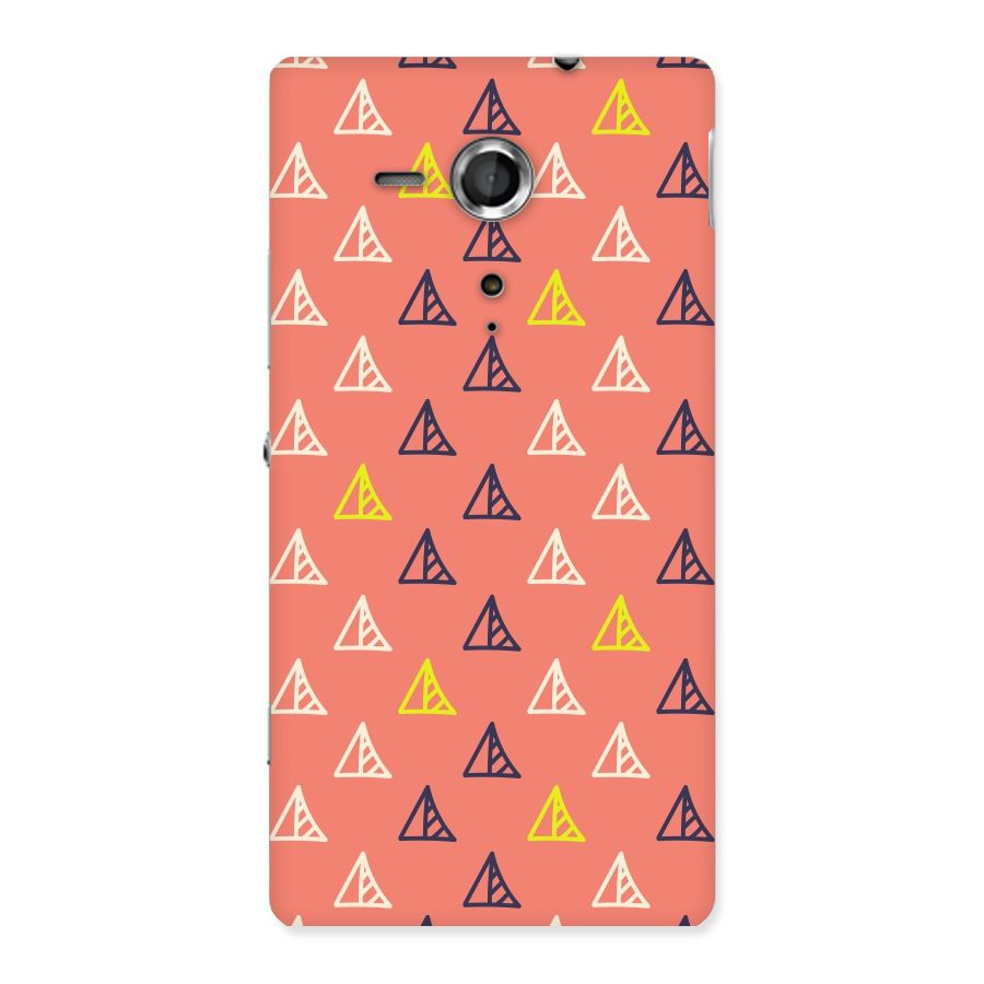 Triangular Boho Pattern Back Case for Sony Xperia SP