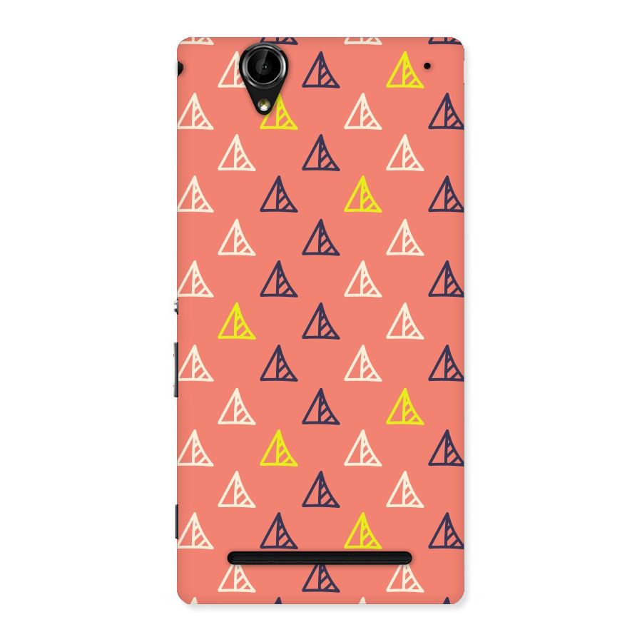 Triangular Boho Pattern Back Case for Sony Xperia T2