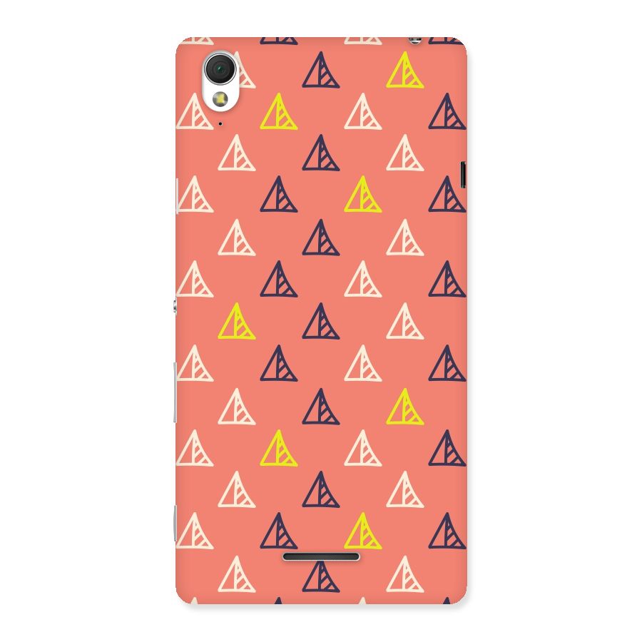 Triangular Boho Pattern Back Case for Sony Xperia T3