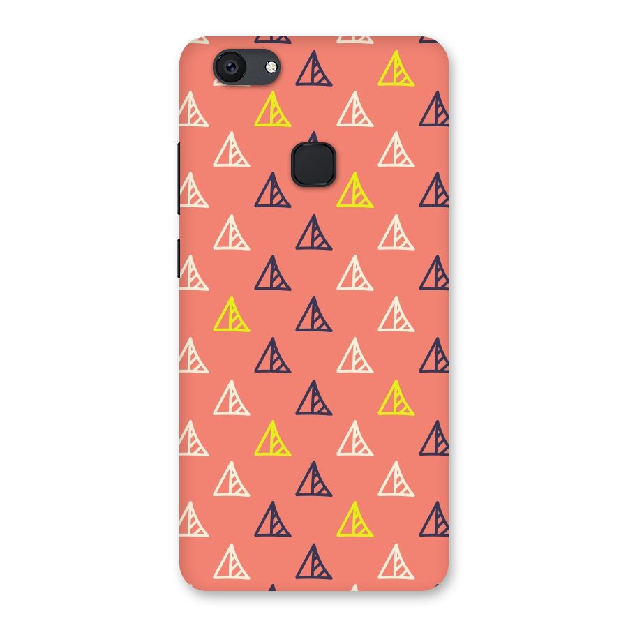 Triangular Boho Pattern Back Case for Vivo V7 Plus