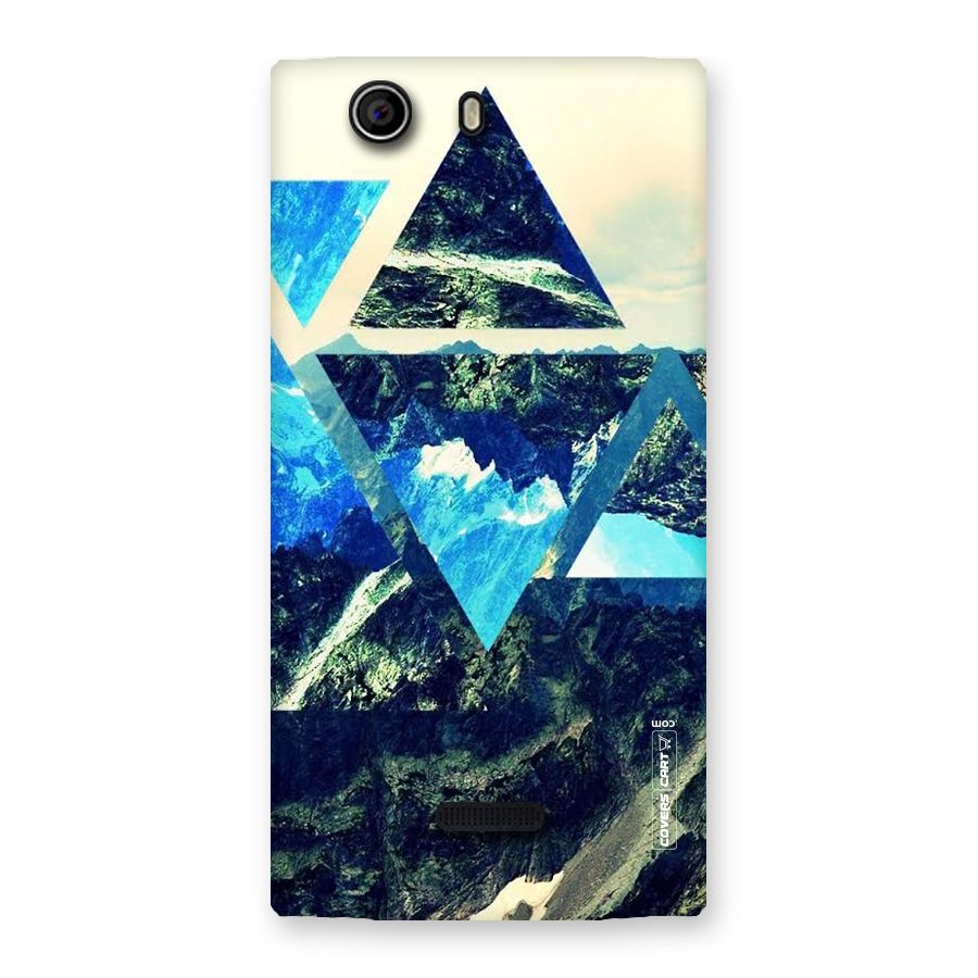 Triangular View Back Case for Canvas Nitro 2 E311