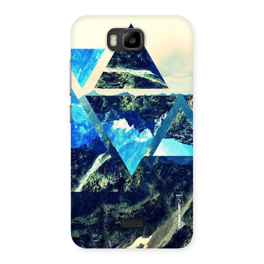 Triangular View Back Case for Honor Bee