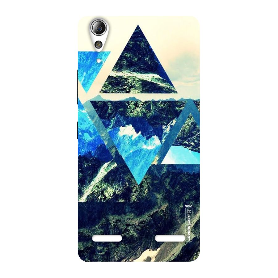 Triangular View Back Case for Lenovo A6000