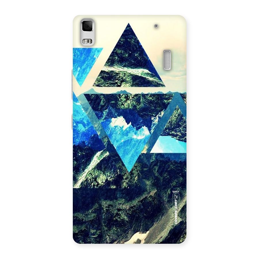 Triangular View Back Case for Lenovo K3 Note