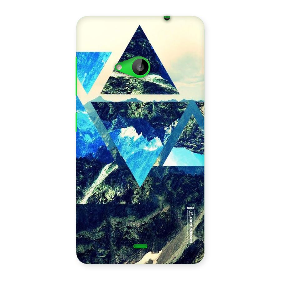 Triangular View Back Case for Lumia 535