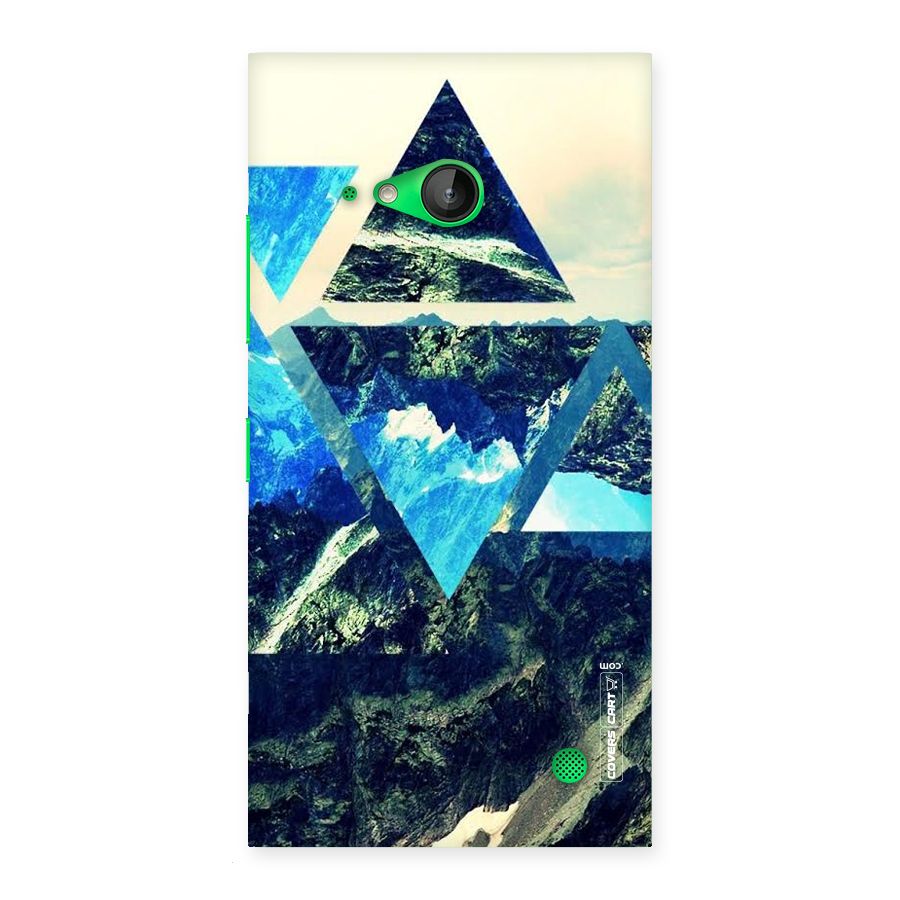 Triangular View Back Case for Lumia 730