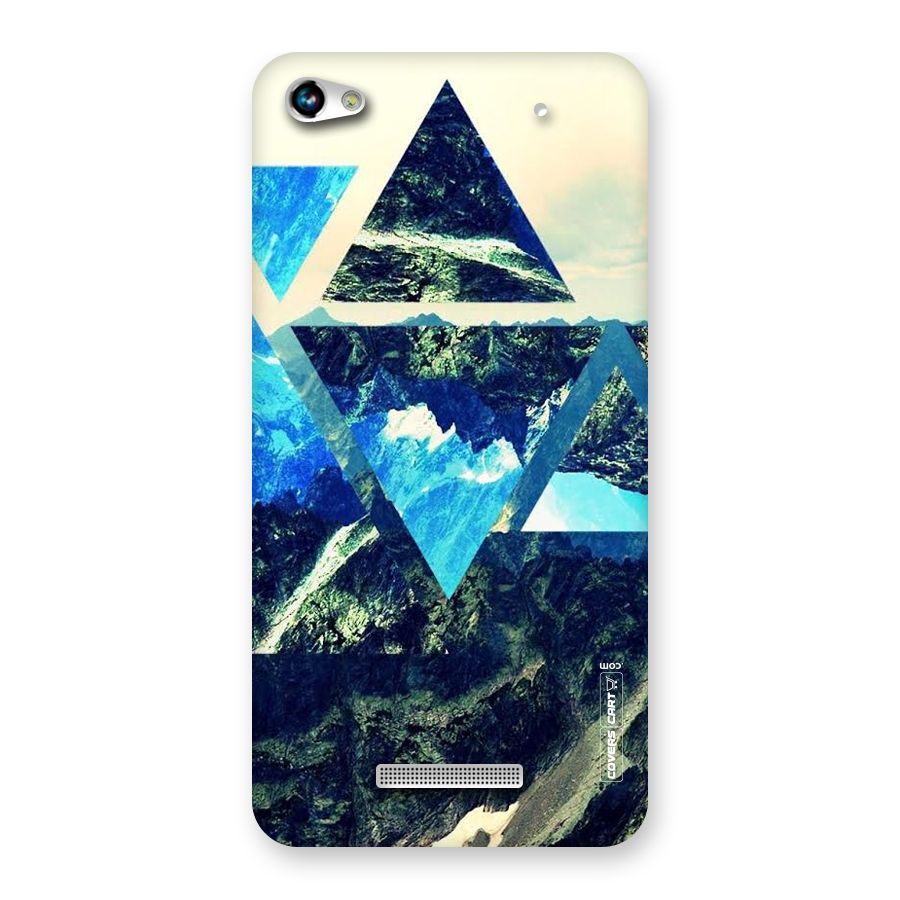 Triangular View Back Case for Micromax Hue 2
