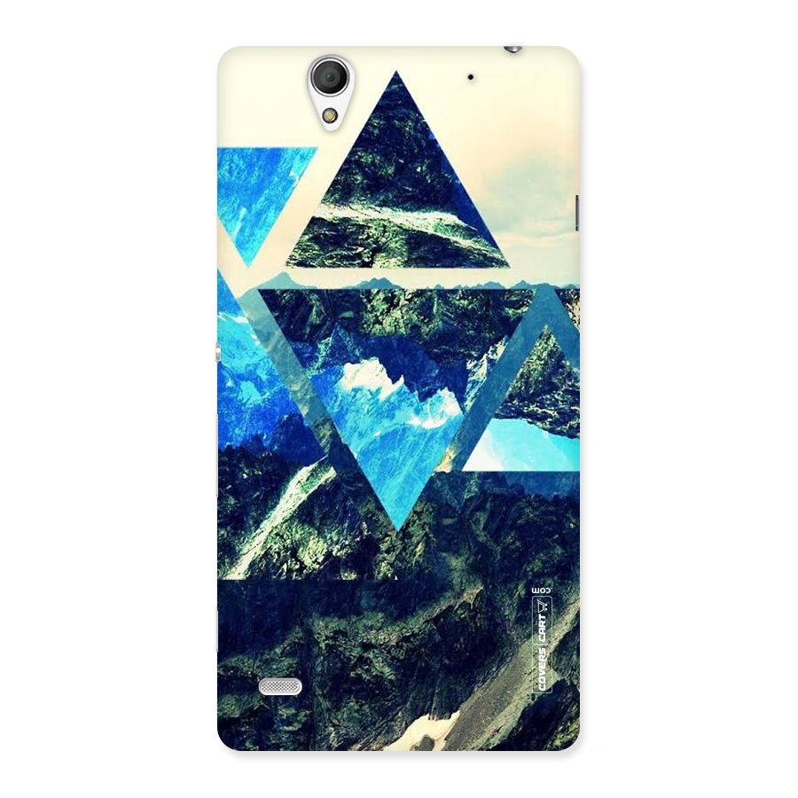 Triangular View Back Case for Sony Xperia C4