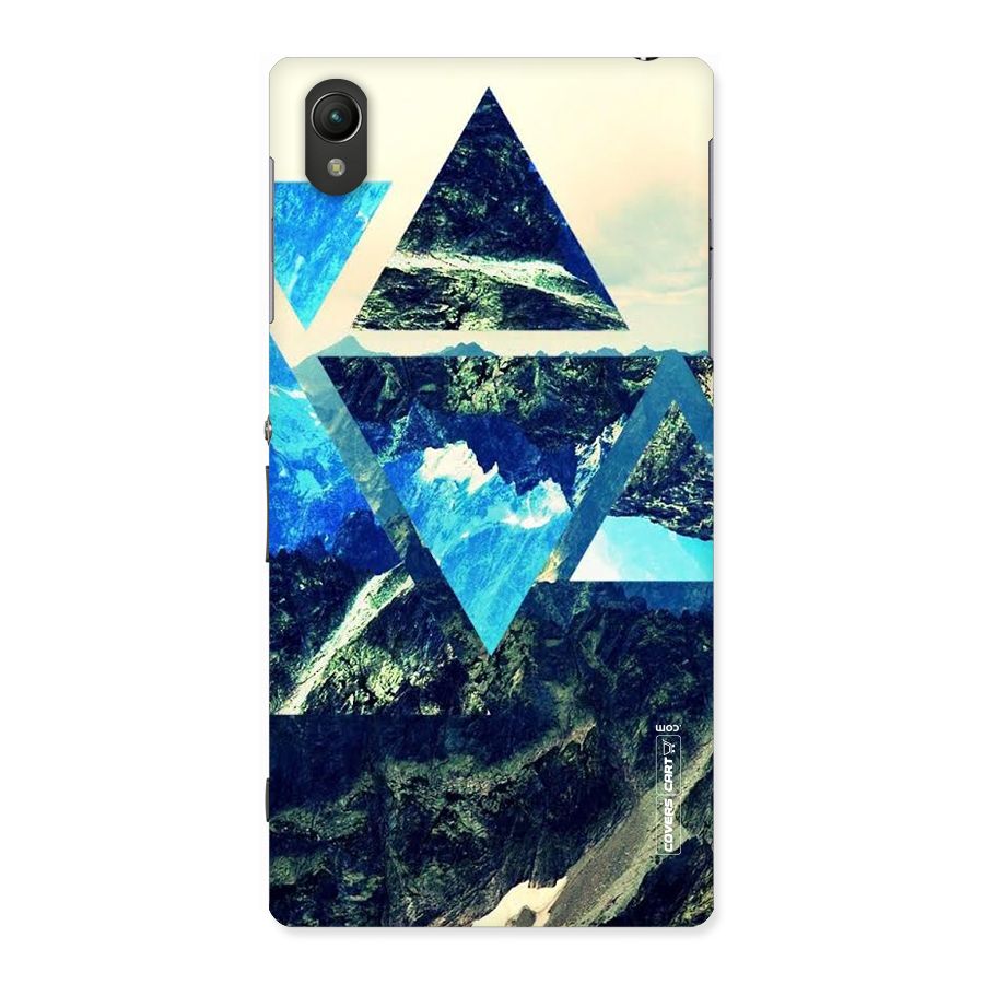 Triangular View Back Case for Sony Xperia Z1