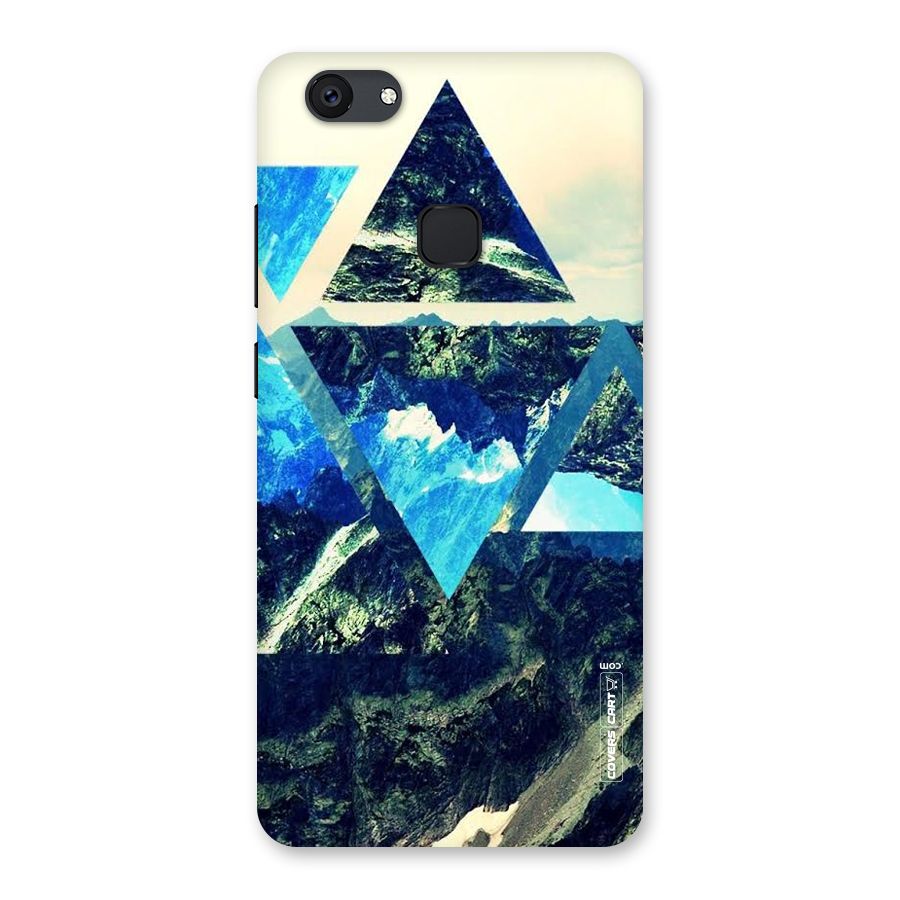 Triangular View Back Case for Vivo V7 Plus