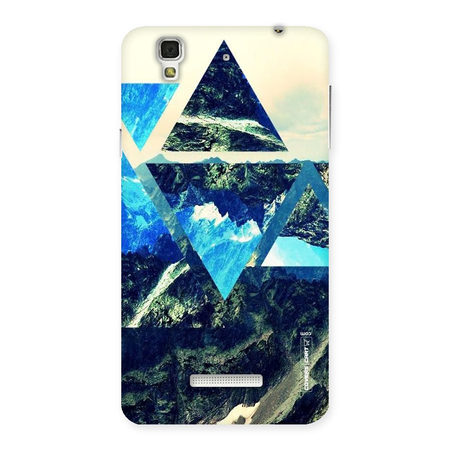 Triangular View Back Case for Yu Yureka