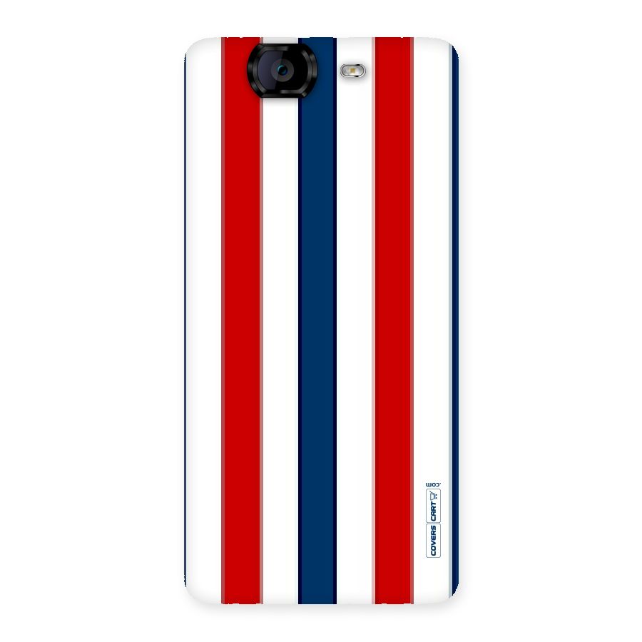 Tricolor Stripes Back Case for Canvas Knight A350