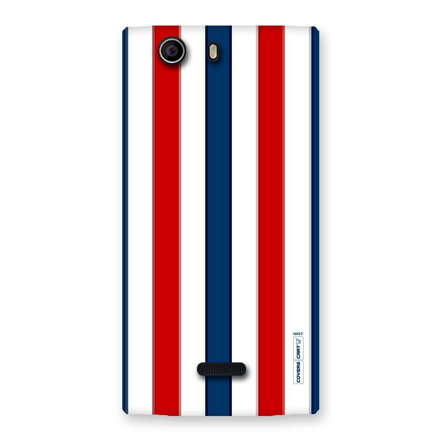 Tricolor Stripes Back Case for Canvas Nitro 2 E311