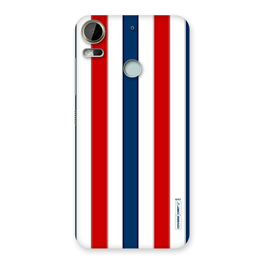 Tricolor Stripes Back Case for Desire 10 Pro