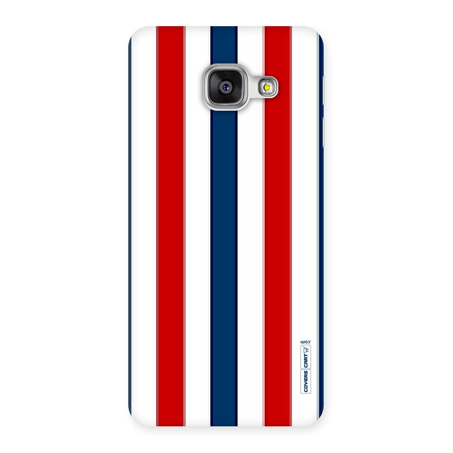 Tricolor Stripes Back Case for Galaxy A3 2016