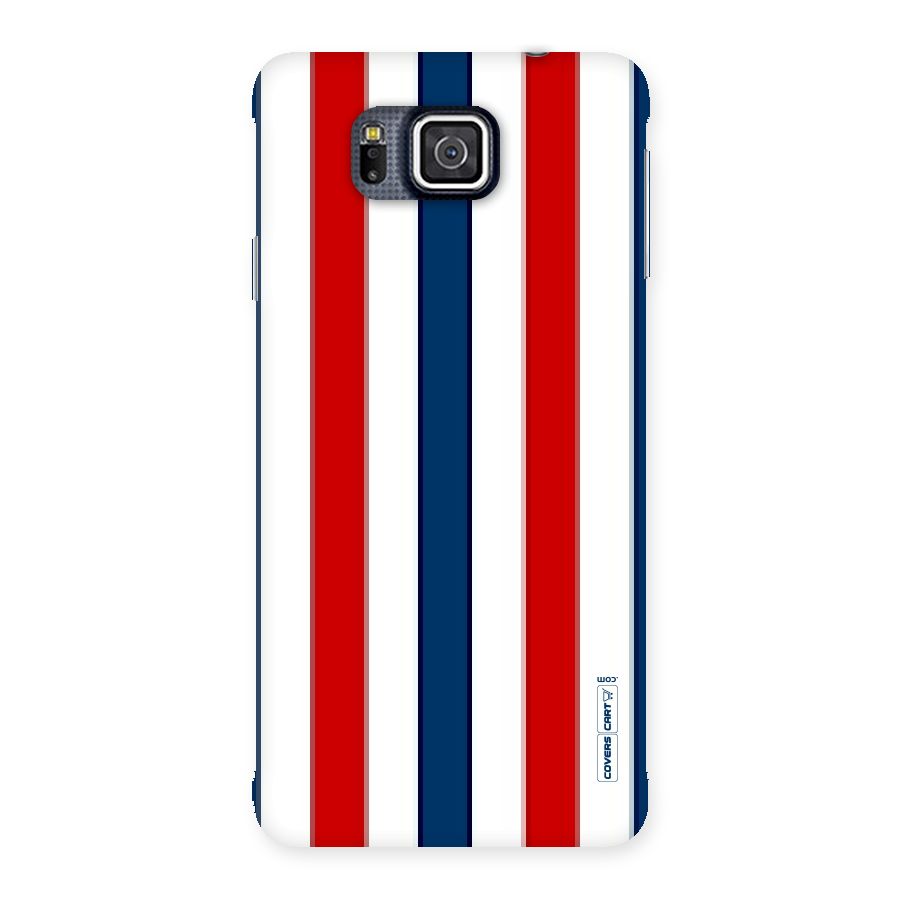 Tricolor Stripes Back Case for Galaxy Alpha